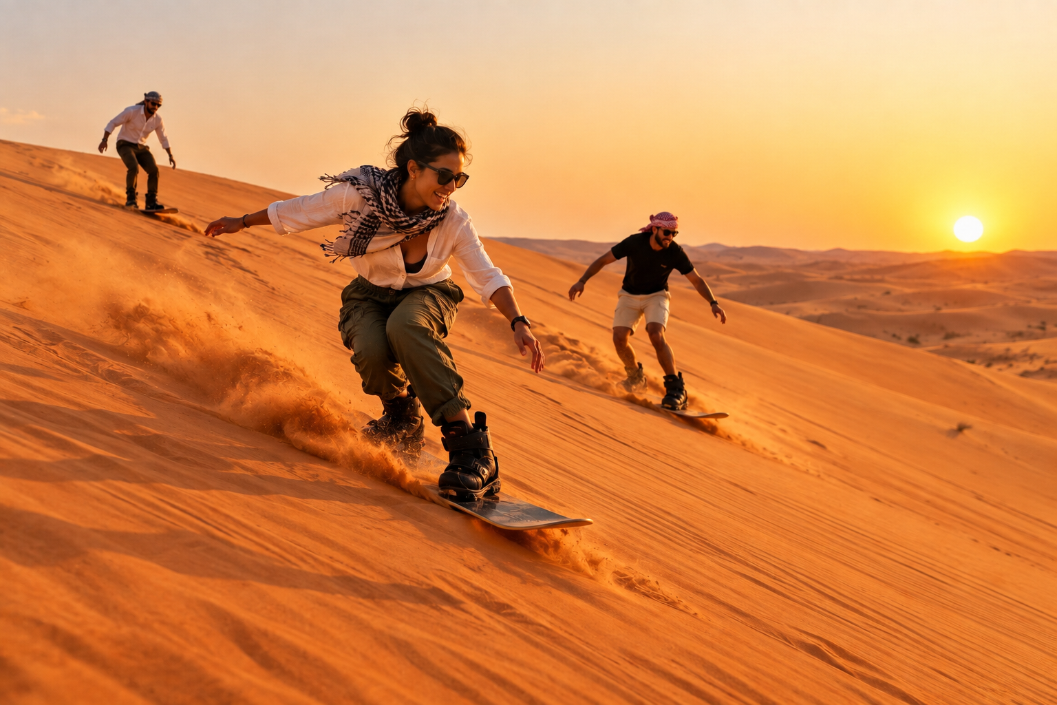 Dubai Desert Dunes view